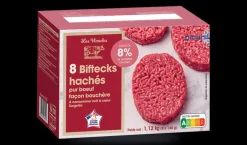 8 biftecks hachés (140g), pur boeuf, 8% M.G maxi*Picard Sale