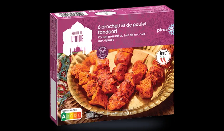 6 brochettes de poulet tandoori*Picard Discount