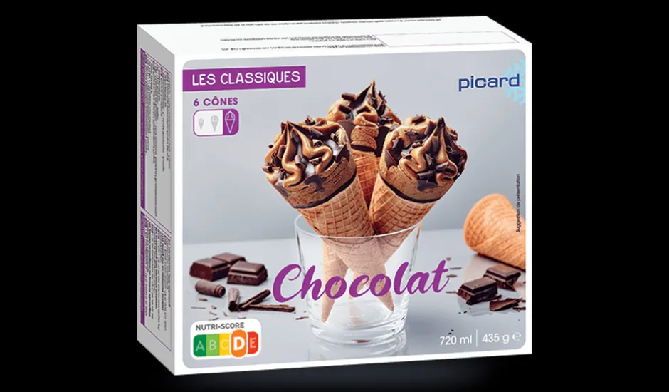 6 cônes chocolat*Picard Outlet