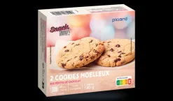 2 cookies moelleux aux pépites de chocolat*Picard Hot