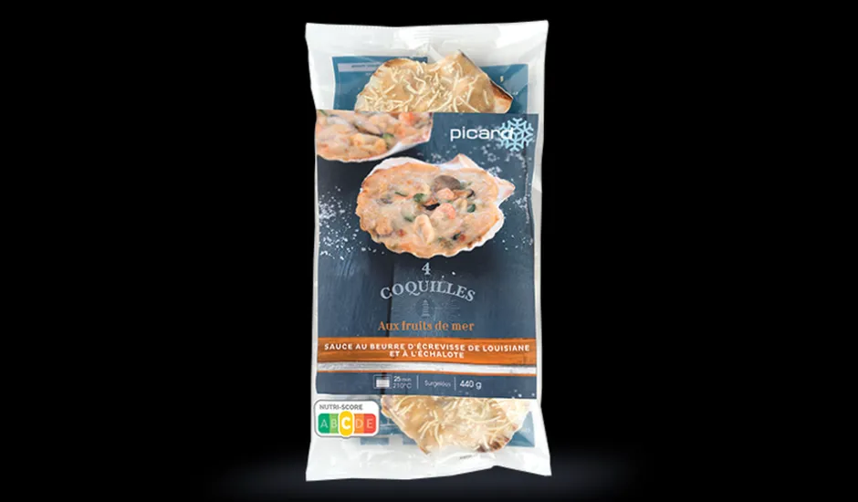 4 coquilles aux fruits de mer*Picard Clearance