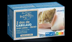 2 dos de cabillaud avec peau "Skrei" MSC, Norvège*Picard Sale