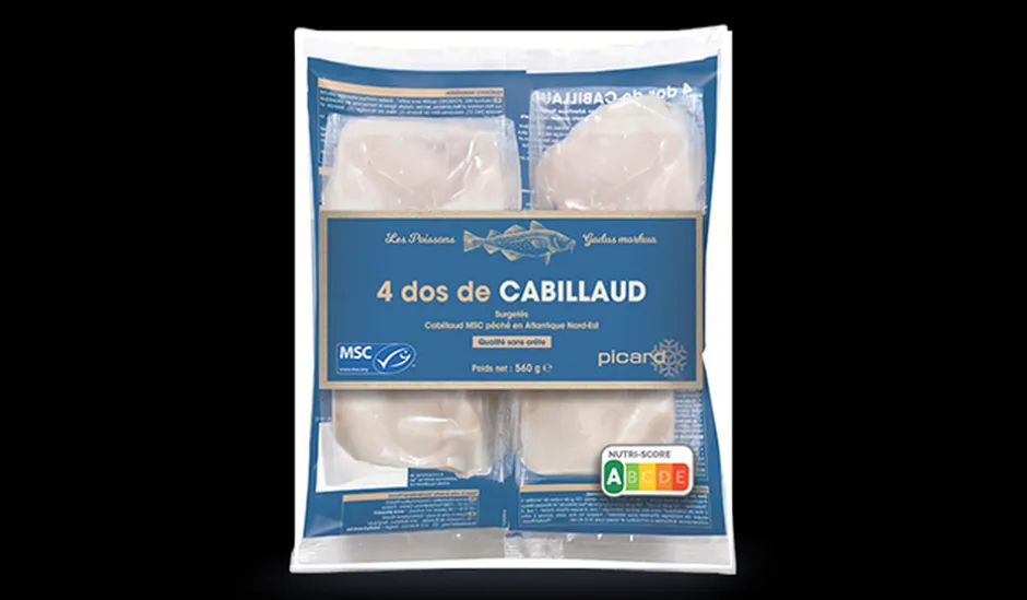 4 dos de cabillaud MSC, Norvège ou Islande*Picard New