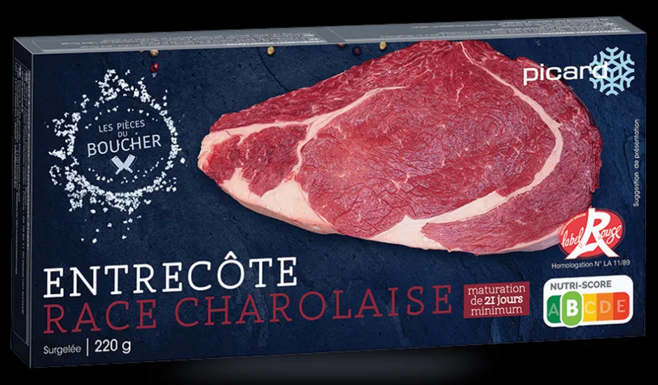 1 entrecôte Label Rouge*Picard