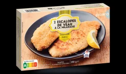 2 escalopes de veau à la milanaise*Picard Online