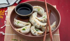 8 gyoza aux légumes, bouchées vapeur, sauce soja*Picard