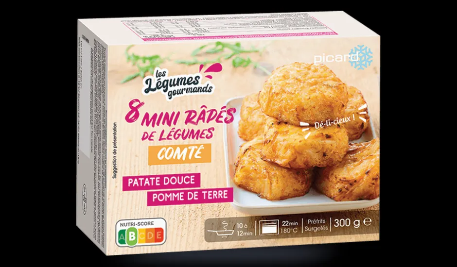 8 mini râpés de légumes, comté*Picard Outlet