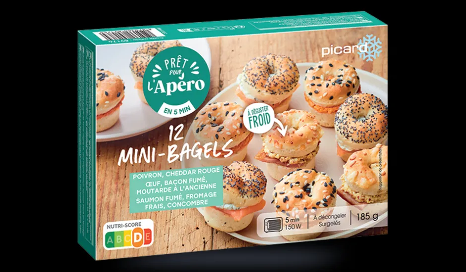 12 mini-bagels*Picard Clearance