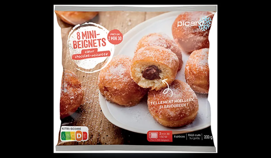 8 mini-beignets coeur chocolat-noisette*Picard Hot