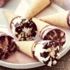 12 mini-cônes vanille-chocolat*Picard Best