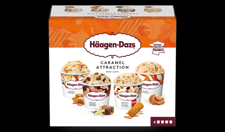 4 Mini-pots Caramel Attraction*Picard