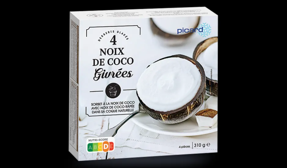 4 noix de coco givrées*Picard Clearance