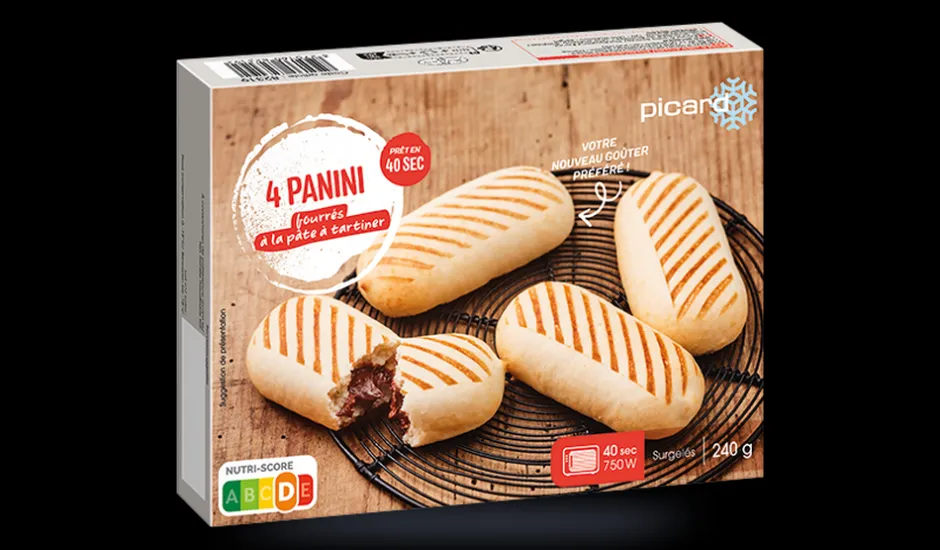 4 panini fourrés à la pâte à tartiner*Picard Discount