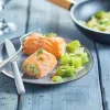 2 paupiettes de saumon aux poissons, aux poireaux*Picard Discount