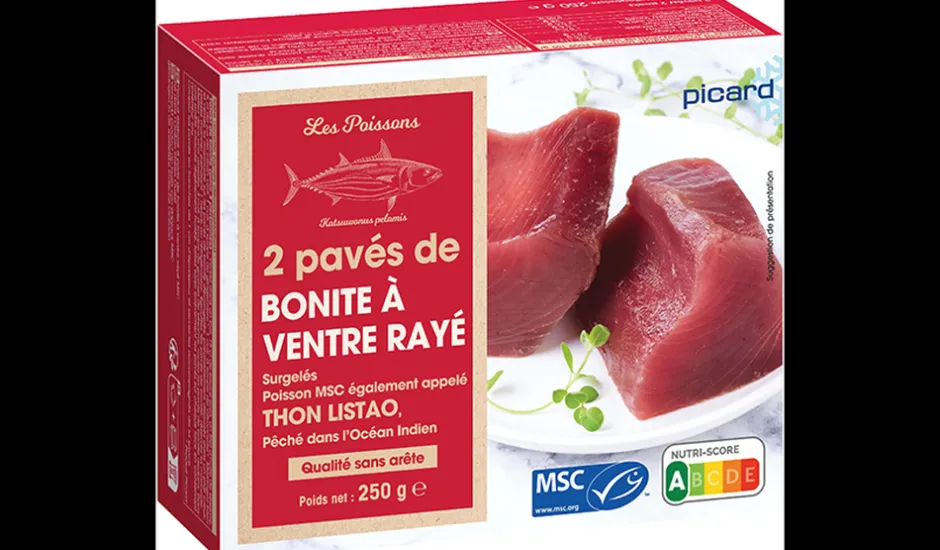 2 pavés de bonite à ventre rayé MSC*Picard