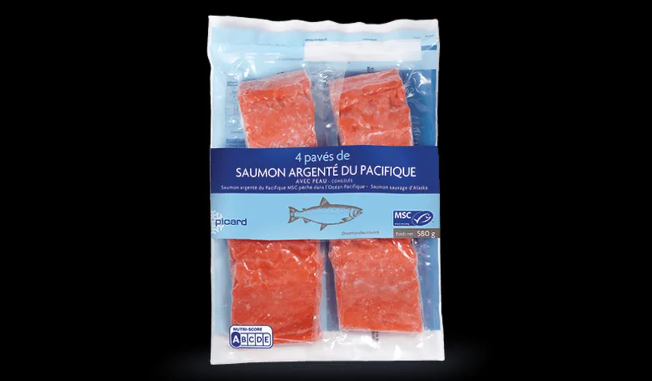 4 pavés de saumon argenté du Pacifique MSC**Picard Sale
