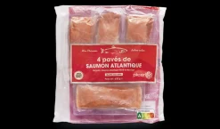 4 pavés de saumon atlantique, élevé en Norvège*Picard New