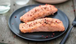 2 pavés de saumon au citron et au poivre*Picard Hot