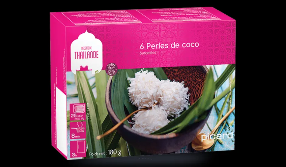 6 perles de coco Cuisine Evasion*Picard Hot