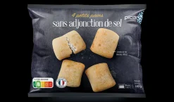 4 petits pains sans adjonction de sel, précuits*Picard Best