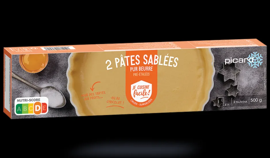 2 pâtes sablées pur beurre pré-étalées*Picard