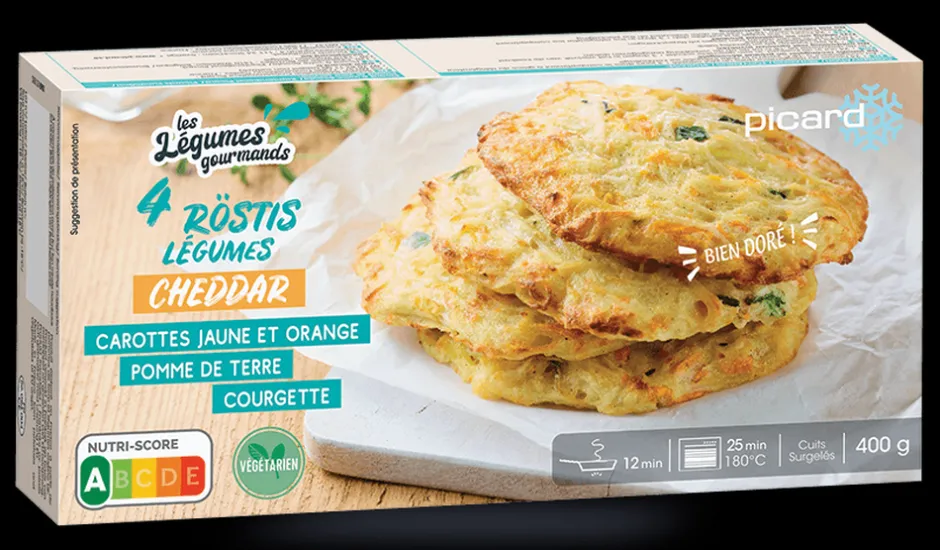 4 röstis de légumes et cheddar*Picard Clearance
