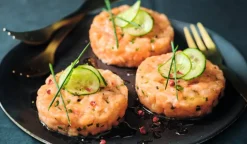 4 tartares de saumon à la ciboulette*Picard Online