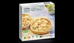 2 tartes bio courgette tomate féta AOP*Picard Best