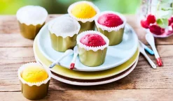 6 timbales de sorbet, framboise, mangue, citron*Picard Sale