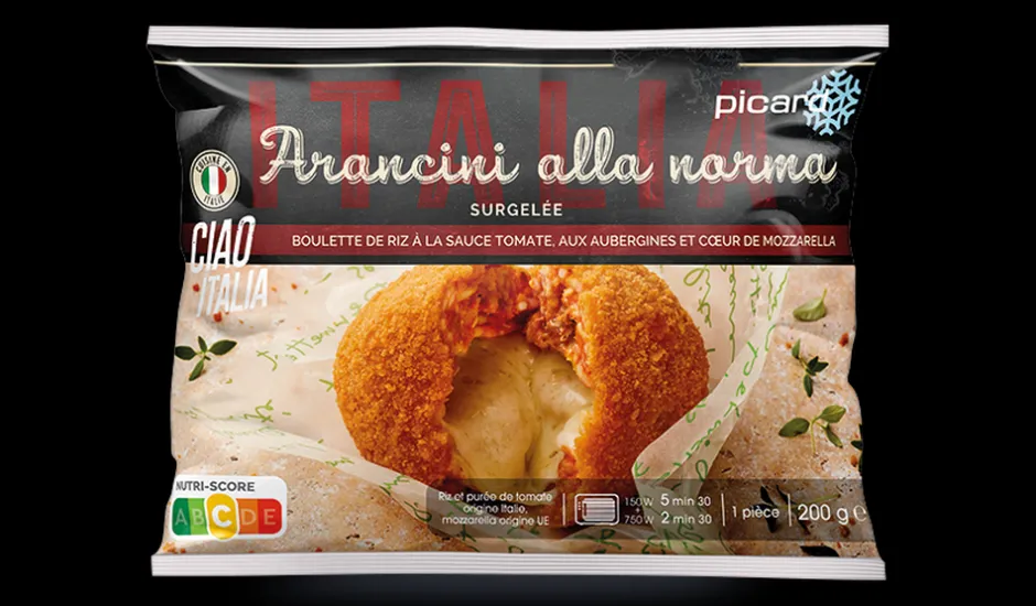 Arancini alla norma, boulette de riz sauce tomate*Picard New