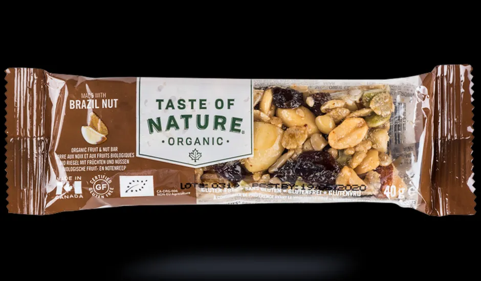 Barre aux noix aux fruits biologiques, Brazil nuts*Picard New
