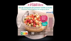 Bol de compotée pomme-vanille et fruits*Picard Best