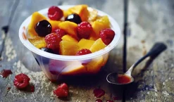 Bol de fruits au sirop passion framboise*Picard Discount