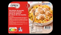 Boulettes de poulet, semoule cuisinée*Picard New