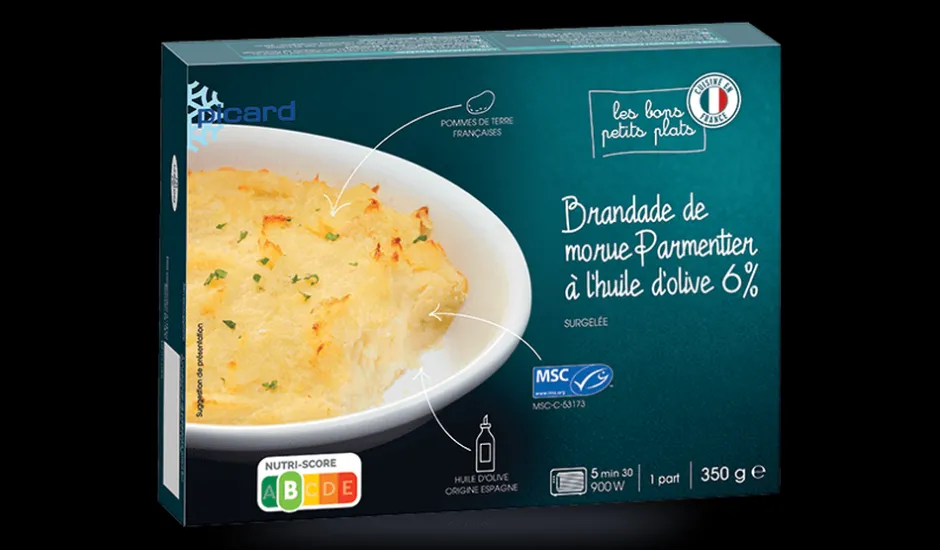 Brandade morue Parmentier à l'huile d'olive (6%)*Picard Best