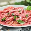 Carpaccio de bœuf et sa marinade à l'huile d'olive 5 % et au basilic*Picard Sale