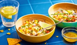 Ceviche dorade-sébaste, sce passion citron, légume*Picard Online
