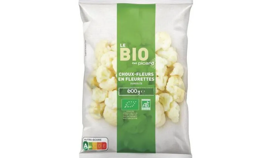 Choux-fleurs en fleurettes bio, France ou Italie*Picard Outlet