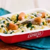 Coquillettes, mini-knacks et sauce à l'emmental*Picard Discount