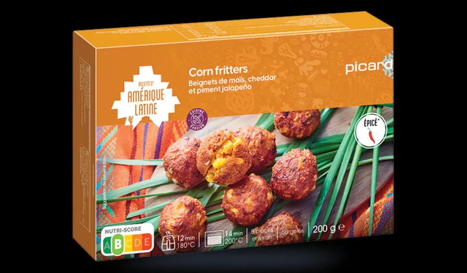Corn fritters, beignets de maïs, cheddar*Picard Hot