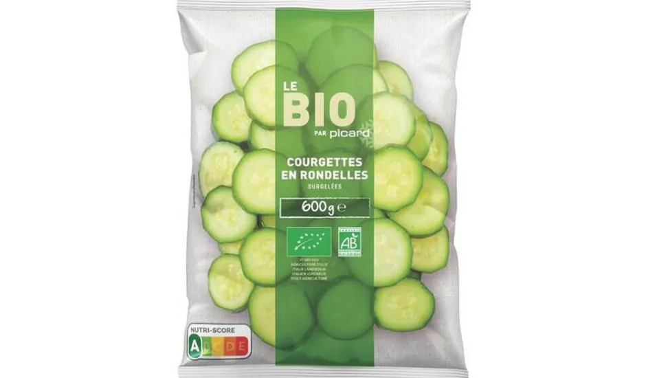 Courgettes en rondelles bio, Italie*Picard Discount