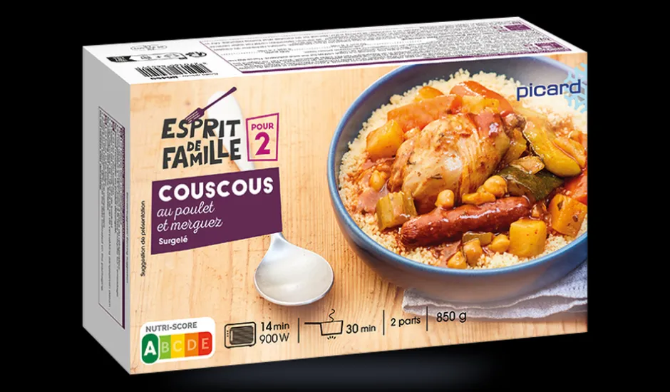 Couscous royal au poulet et merguez 2 parts*Picard Hot