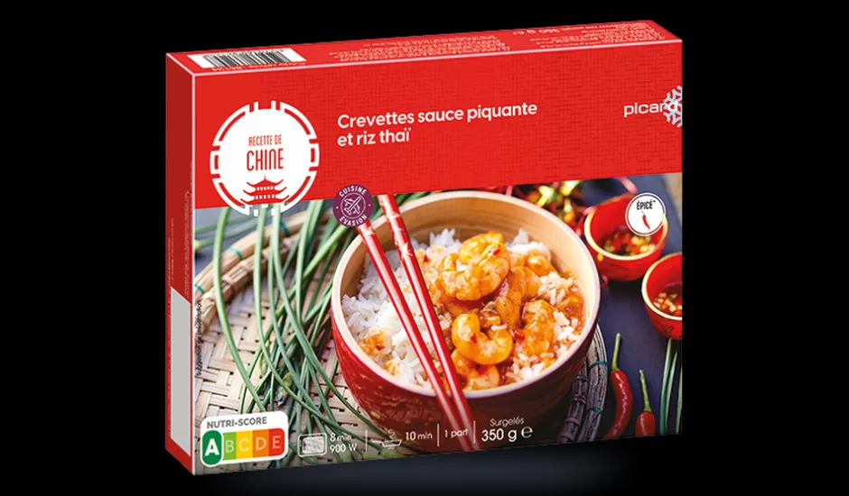 Crevettes sauce piquante et riz thaï*Picard Best