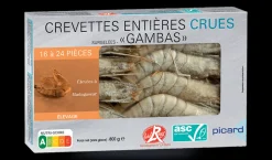 Crevettes tropicales crues "Gambas" 16-24 p. ASC*Picard New