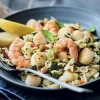 Crevettes,Saint-Jacques, petites pâtes aux légumes*Picard Discount