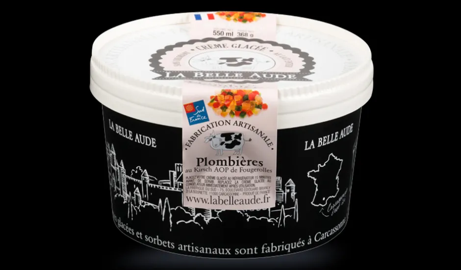 Crème glacée plombières, La Belle Aude*Picard Best