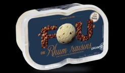 Crème glacée rhum, avec raisins macérés au rhum*Picard Sale