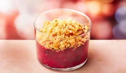 Crumble aux fruits rouges, 1 part*Picard Hot