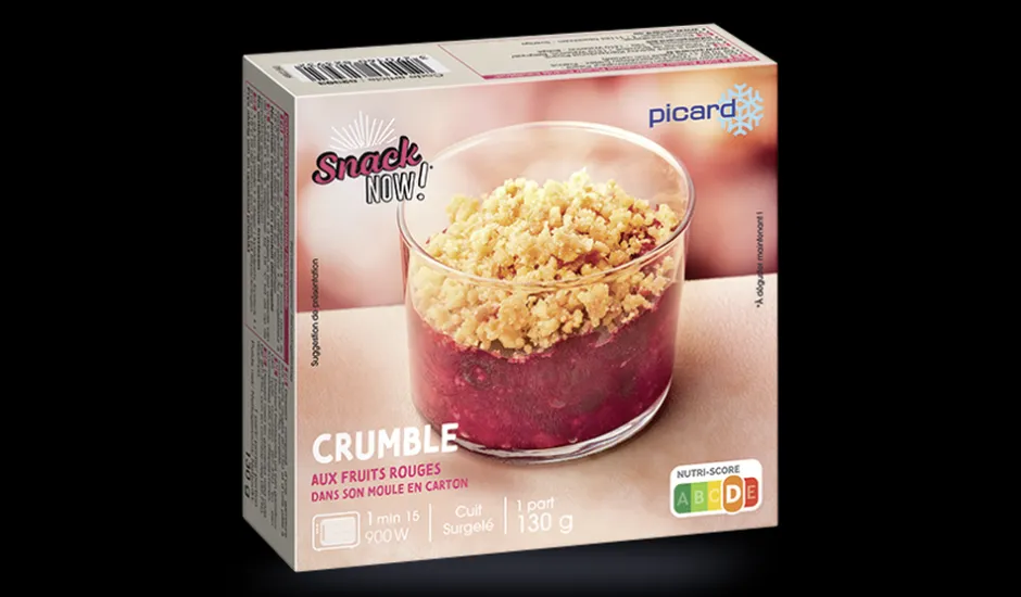 Crumble aux fruits rouges, 1 part*Picard Hot