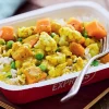 Curry de légumes et pois chiches, duo de riz*Picard